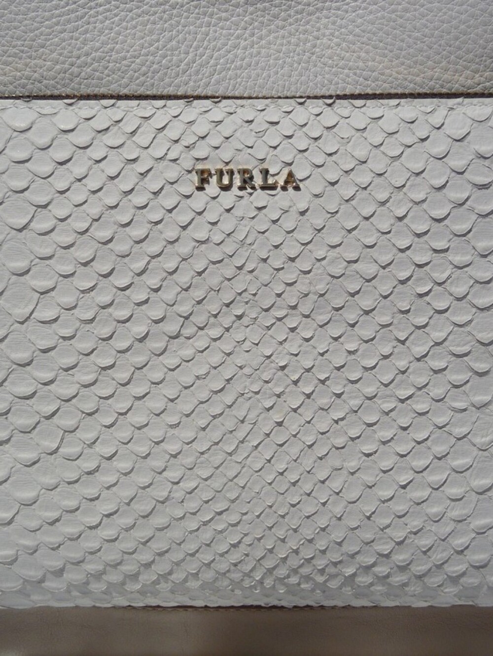 NWOT Furla FRIDA calf Leather Satchel, Dust Bag, Msrp $548 MINT - Picture 13 of 16